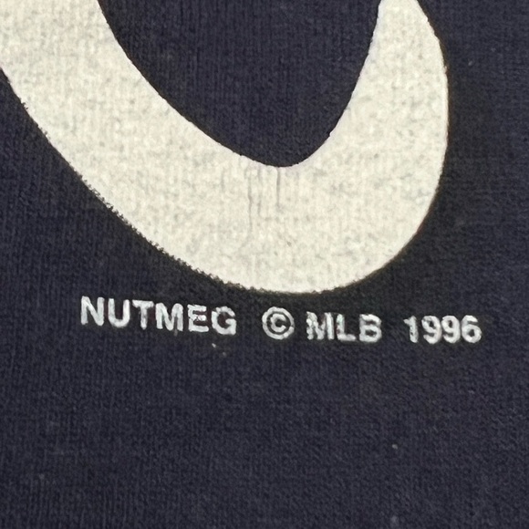 Vtg Atlanta Braves T-shirt Graphic 1996 MLB Large Tee USA Nutmeg Baseball 90s - Picture 6 of 11